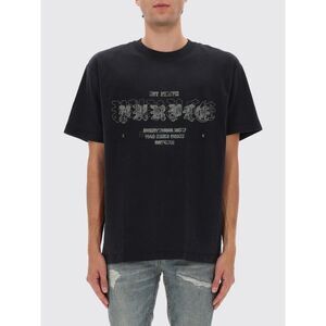 Purple T-Shirt Men Black